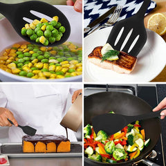 11pcs Silicone Utensil Set Safety Cooking Non Stick Turner Spatula Spoon