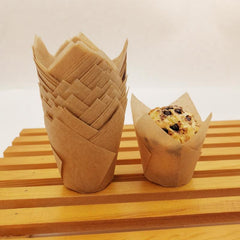 50pcs Tulip Muffin Cups 5 0cm Cupcake Cups Disposable Paper Cupcake Liners