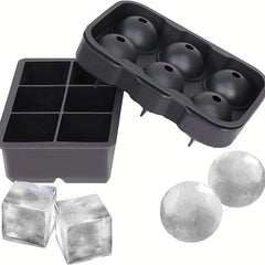 Ice Cube Mold Silicone Tray Chocolate Mold With Lid Stackable
