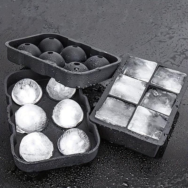 Ice Cube Mold Silicone Tray Chocolate Mold With Lid Stackable