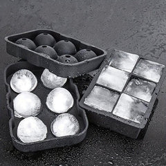 Ice Cube Mold Silicone Tray Chocolate Mold With Lid Stackable