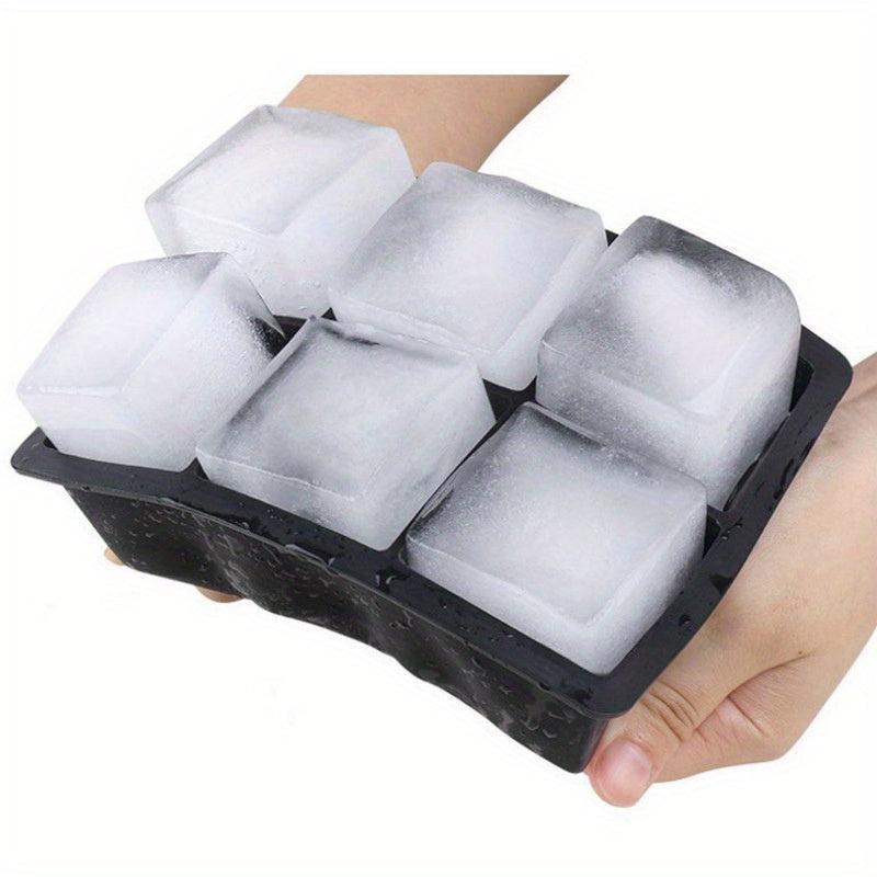 Ice Cube Mold Silicone Tray Chocolate Mold With Lid Stackable