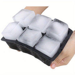 Ice Cube Mold Silicone Tray Chocolate Mold With Lid Stackable