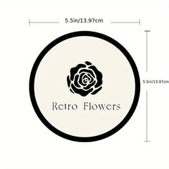 Rubber Dish Drying Mat Flower Pattern Smiley Face Coasters