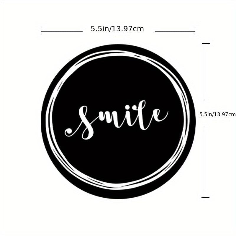 Rubber Dish Drying Mat Flower Pattern Smiley Face Coasters