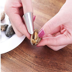 10pcs Stainless Steel Bean Peeler Finger Protector