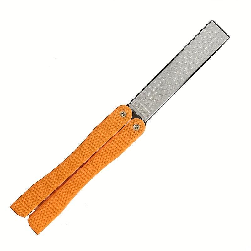 Flower Face Folding Sharpener Diamond Outdoor Double-sided Sharpening Stone