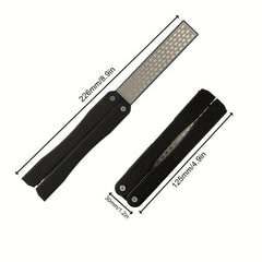 Flower Face Folding Sharpener Diamond Outdoor Double-sided Sharpening Stone
