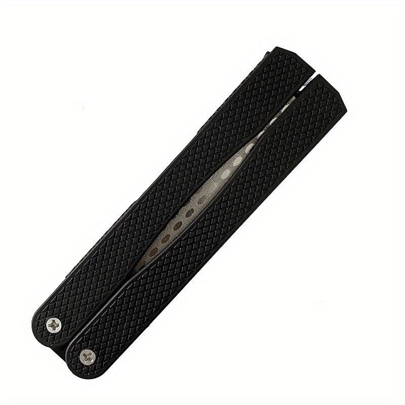 Flower Face Folding Sharpener Diamond Outdoor Double-sided Sharpening Stone