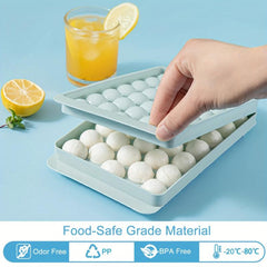 Ice Cube Mold Tray Set with Scoop & Tongs - For Cocktails, Whiskey, Coffee