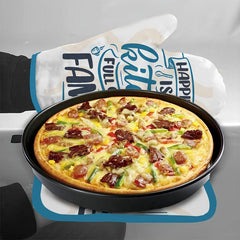 2pcs Colorful Cotton Oven Mitts Heat Resistant Insulation Gloves