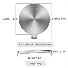 Stainless Steel Heat Diffuser Plate with Handle