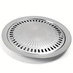 Stainless Steel BBQ Plate Grilling Pan Nonstick Roasting