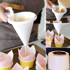 Cake Funnel & Chocolate Dispenser for Baking