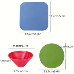 3pcs Multifunctional Rubber Bottle Opener Set Can Opener Reusable Gripp