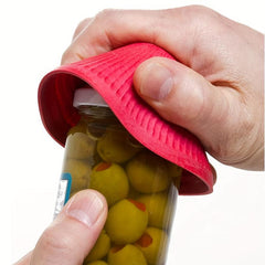 3pcs Multifunctional Rubber Bottle Opener Set Can Opener Reusable Gripp