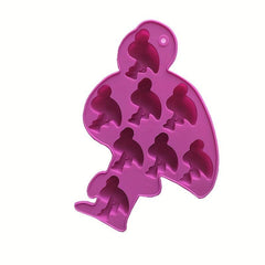 3D Flamingo Chocolate Mold for DIY Cake Decorating