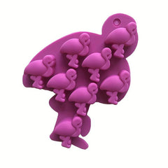 3D Flamingo Chocolate Mold for DIY Cake Decorating