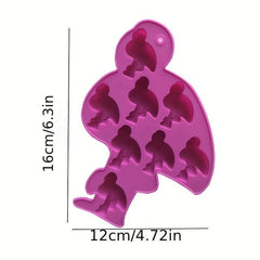 3D Flamingo Chocolate Mold for DIY Cake Decorating