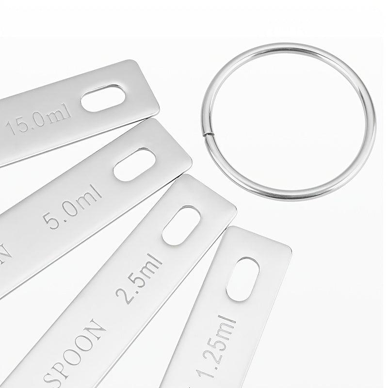 Stainless Steel Measuring Spoons Set for Cooking Baking