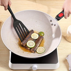 Silicone Fish Spatula Non Stick Slotted Turner Kitchen Gadget