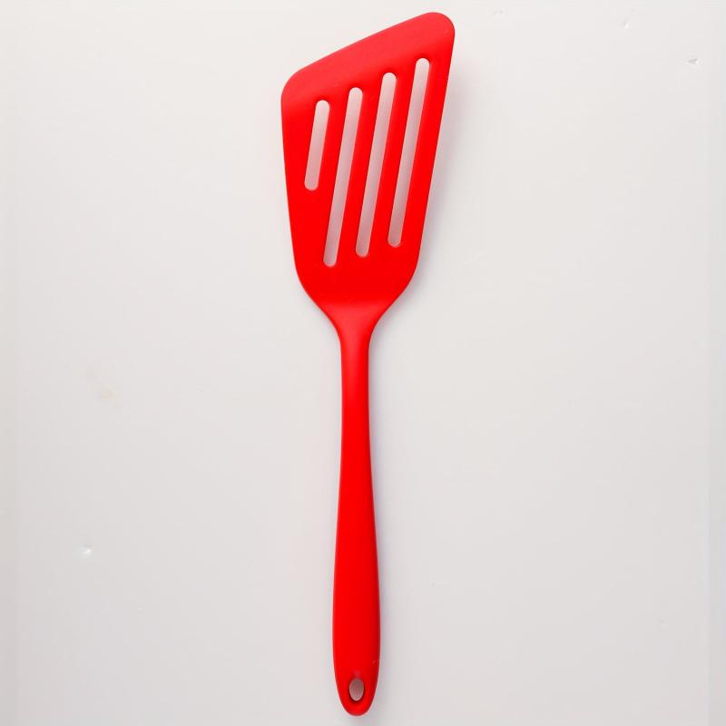 Silicone Fish Spatula Non Stick Slotted Turner Kitchen Gadget