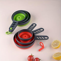3pcs Collapsible Funnel Set Kitchen Gadgets Accessories