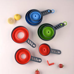 3pcs Collapsible Funnel Set Kitchen Gadgets Accessories