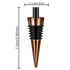 Christmas Wine Bottle Stopper w/ Aluminum Alloy Screw - Perfect Gift