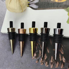 Christmas Wine Bottle Stopper w/ Aluminum Alloy Screw - Perfect Gift