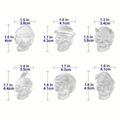 Silicone Skull Molds 3D Skull Ice Cube Mold Large for Resin Ice Chocolate Soap