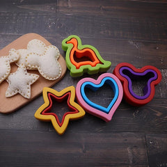 30pcs Vegetable Cutter Shapes Set Stainless Steel Cookie Cutters