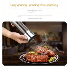 2pcs Stainless Steel Pepper Grinder Manual Sea Salt Mill