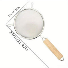 1pc Stainless Steel Mesh Filter for Stylish Kitchen Upgrade