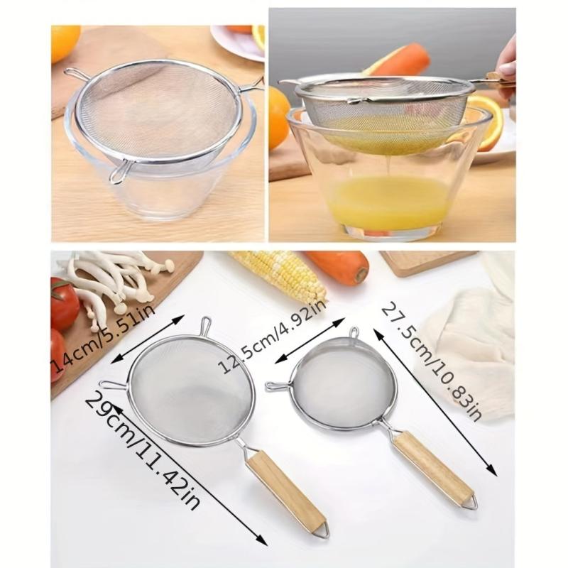 1pc Stainless Steel Mesh Filter for Stylish Kitchen Upgrade