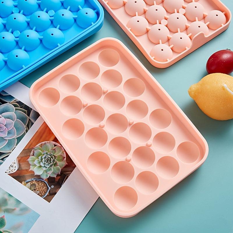 Silicone Ice Ball Maker Tray for Cocktails and Cold Drinks