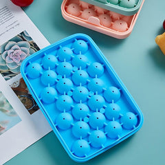 Silicone Ice Ball Maker Tray for Cocktails and Cold Drinks