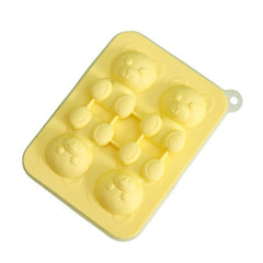 4 Even Bear Ice Cube Mold - Silicone Ice Tray