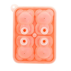 4 Even Bear Ice Cube Mold - Silicone Ice Tray