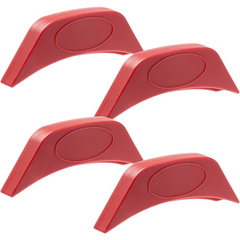 4pcs Silicone Assist Handle Holders Heat Insulated Pot Grip Cover