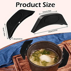 4pcs Silicone Assist Handle Holders Heat Insulated Pot Grip Cover