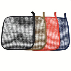 2pcs Plaid Insulated Trivet Mat Heat Resistant Potholder Coaster Pan Mat
