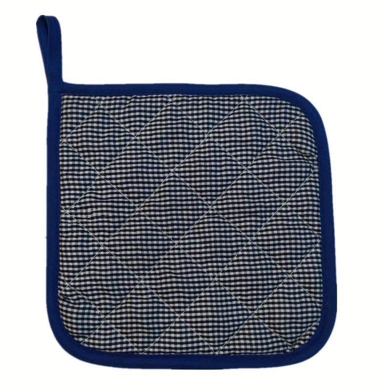2pcs Plaid Insulated Trivet Mat Heat Resistant Potholder Coaster Pan Mat