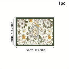 Absorbent Dish Drying Pad for Kitchen Countertop