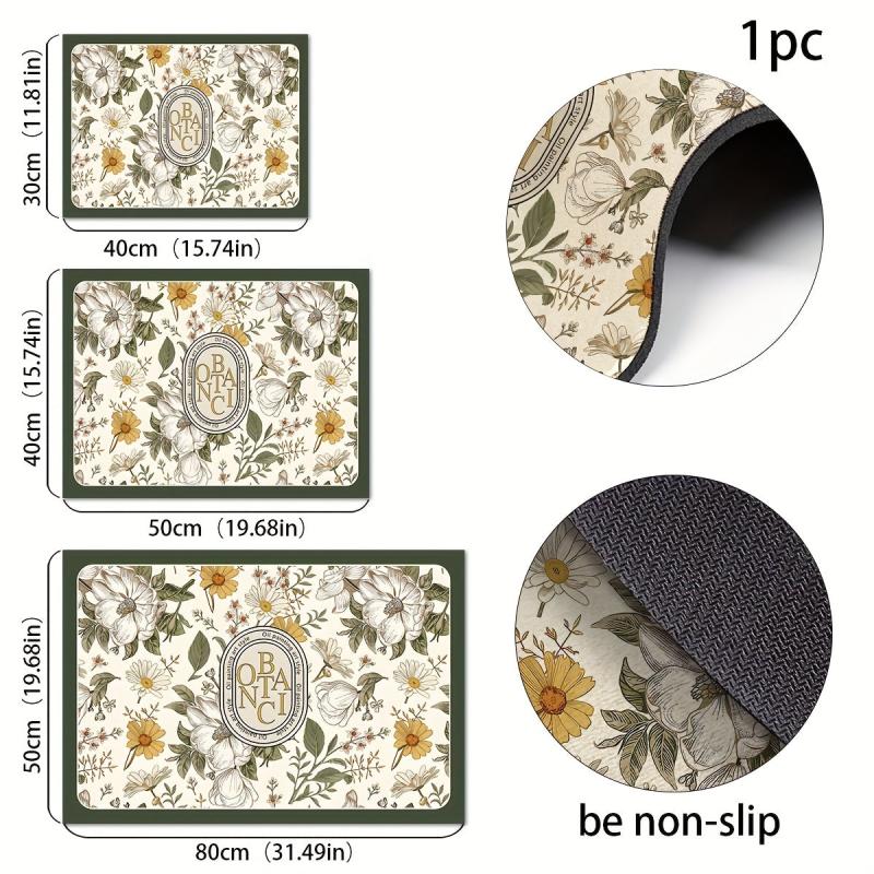 Absorbent Dish Drying Pad for Kitchen Countertop