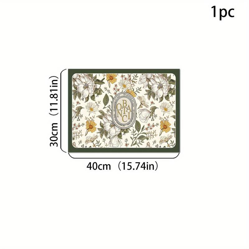 Absorbent Dish Drying Pad for Kitchen Countertop