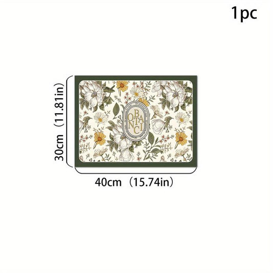 Absorbent Dish Drying Pad for Kitchen Countertop