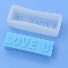 LOVE U Soap Mold 3D Silicone Candle Mold For Candle and Soap Making