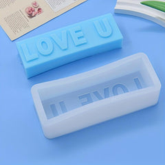 LOVE U Soap Mold 3D Silicone Candle Mold For Candle and Soap Making