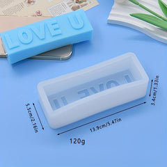 LOVE U Soap Mold 3D Silicone Candle Mold For Candle and Soap Making
